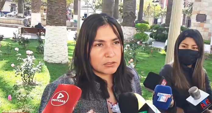 Concejal munícipe, Marcela Guerrero Vilca.