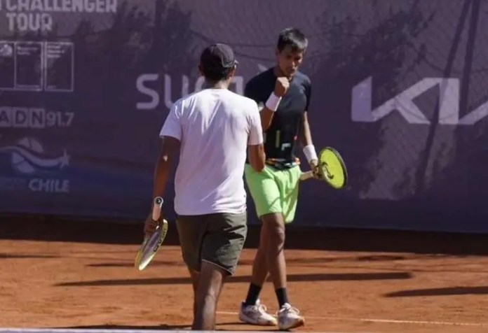 Arias y Zeballos van por otro título. Foto: Challanger de Santiago