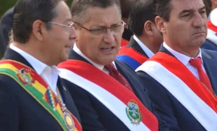 Gobernador, alcalde y Presidente conversaron.