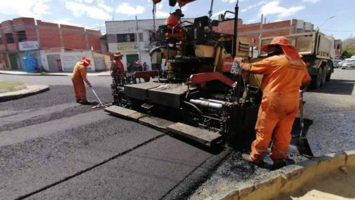 La alcaldía sigue en la ejecución de sus obras.