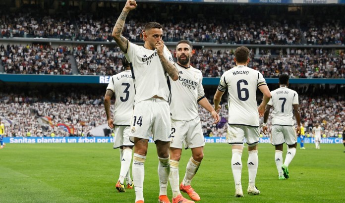 Festejo del Real Madrid.