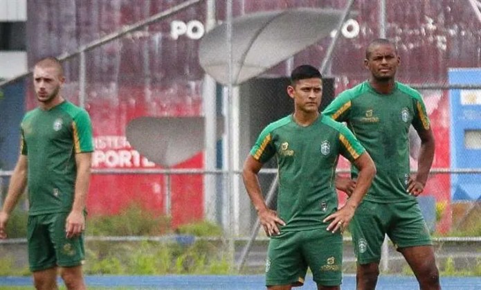 San Antonio en entrenamiento