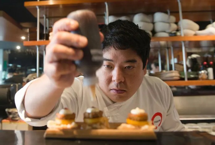 GETTY IMAGES Pie de foto,El chef peruano Mitsuharu 