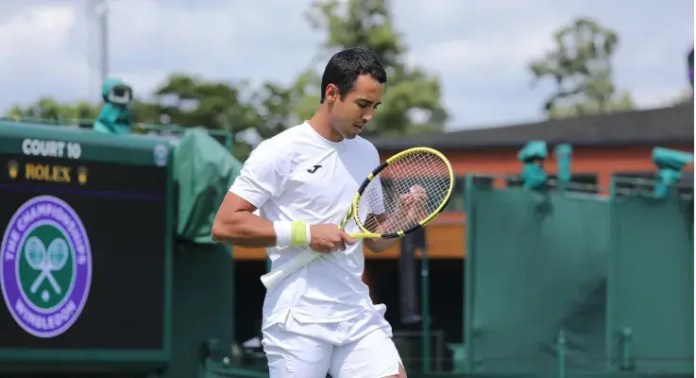 Hugo ganó en Wimbledon.