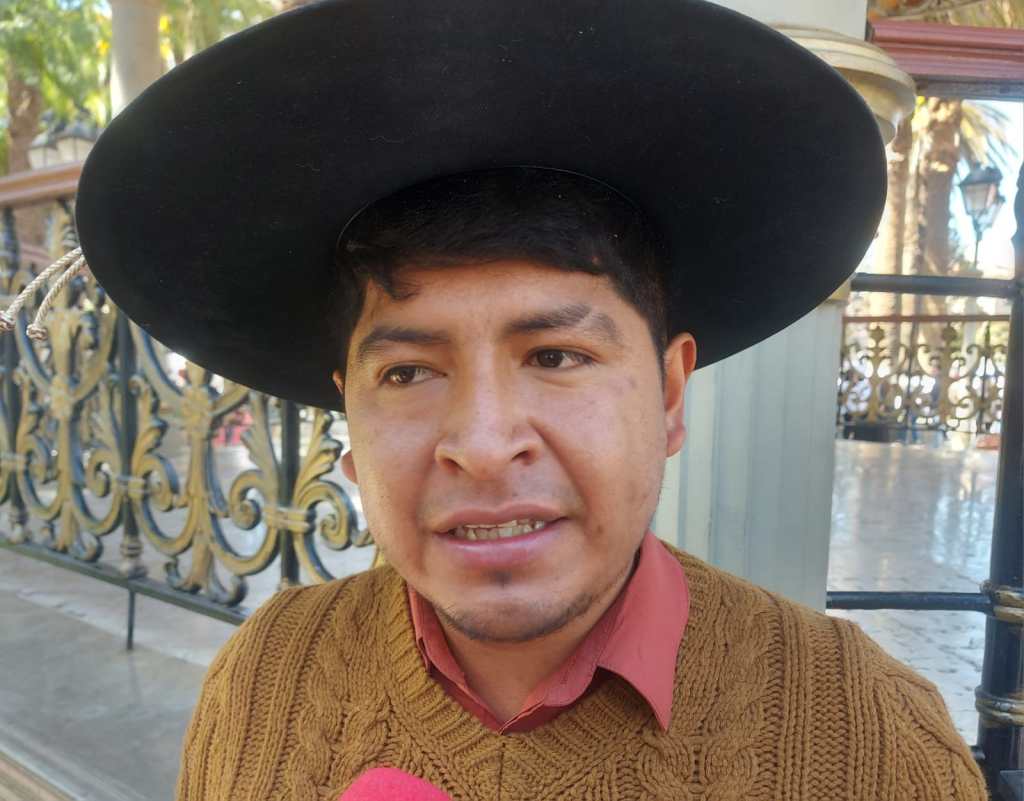 Dirigente de la Federación de campesinos, Sail Guerrero Vega