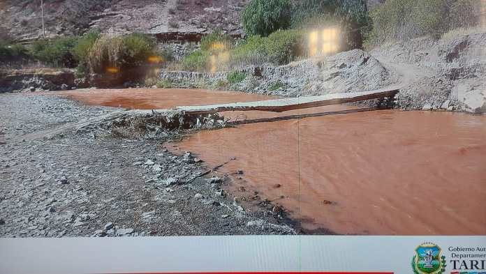 Así de contaminado se ve el río 