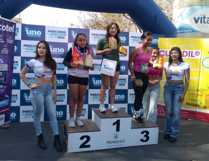 La atleta Mariela Vásquez, campeona de la categoría Master “A”.