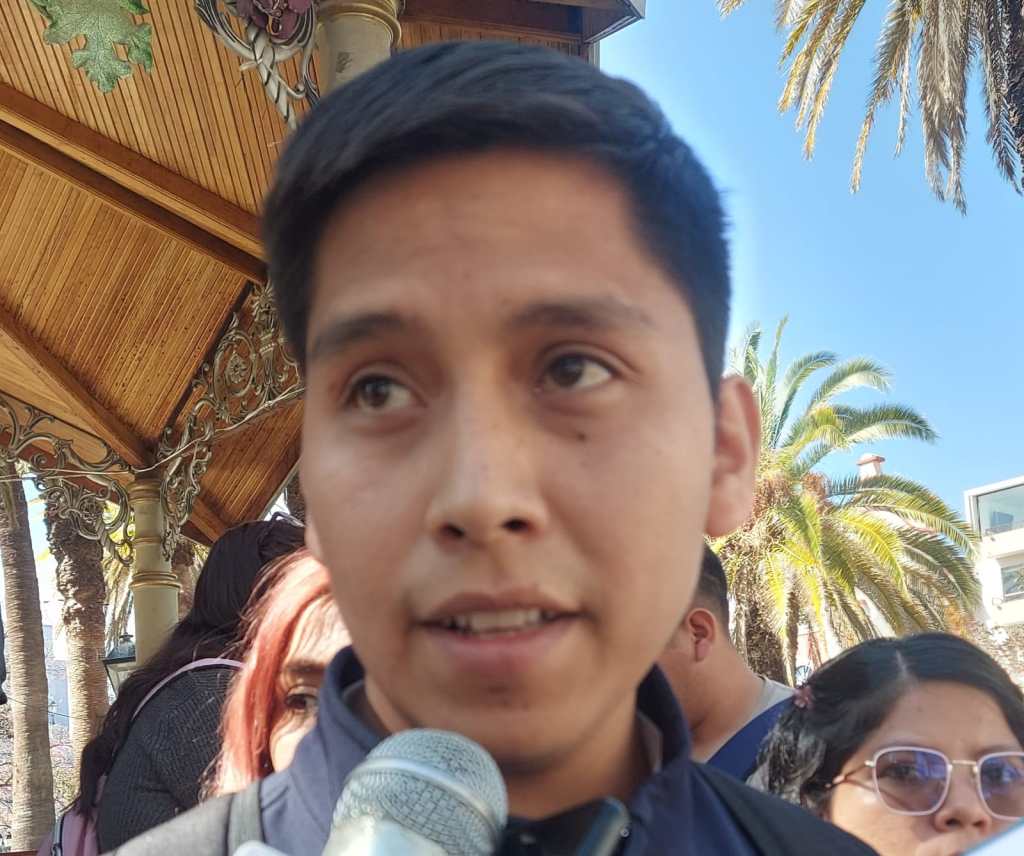 Segundo dirigente de la FUL,  Eyber Tejerina.