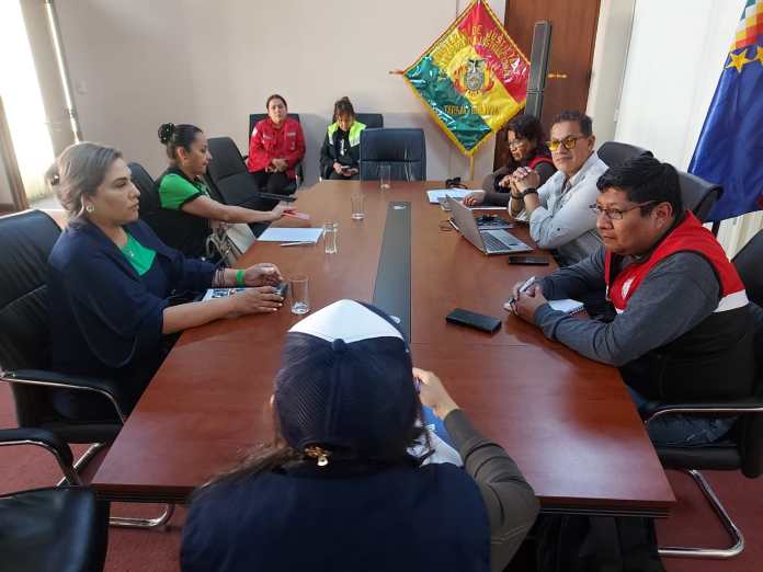 Reunión donde se conformó el Comité de seguridad alimentaria.