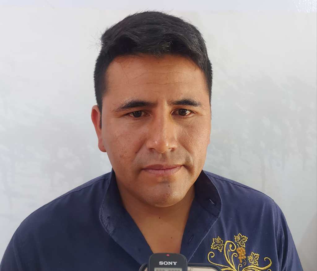 Dirigente de los interculturales de Tarija, Efraín Perales Ortega.