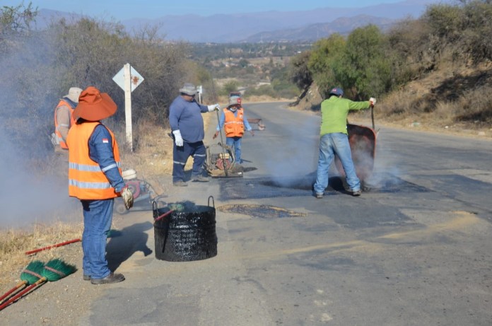 Camino a El Valle está con problemas.