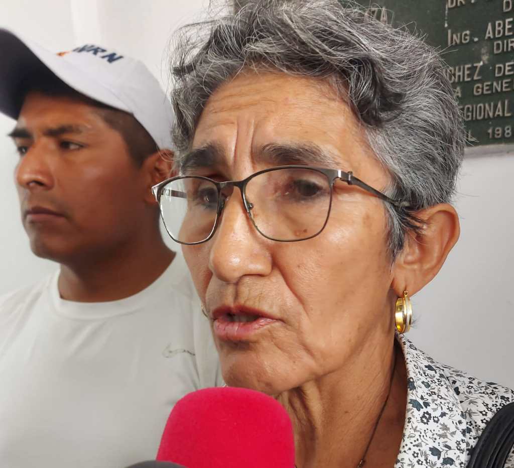 Dirigente de Chiquiacá, Nelly Coca Flores