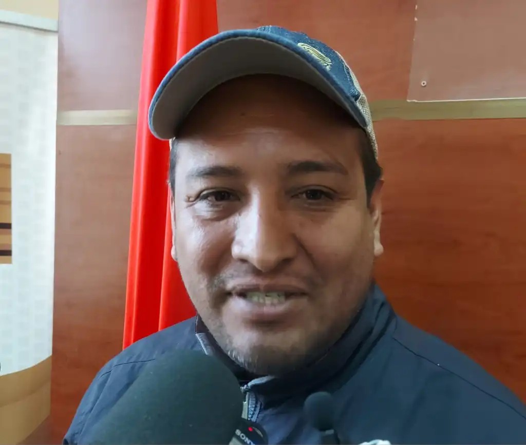 Asambleísta departamental,  Horacio Soruco Vaca.
