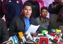 René Yahuasi rechaza el retiro de su candidatura y convoca a defender la democracia desde las calles