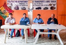 El Gobierno busca destrabar tensiones con transportistas en Tarija