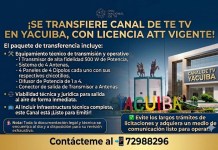 SE TRANSFIERE FRECUENCIA DE TV