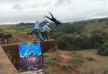 Apareció un nuevo video de la joven de 21 años que fue arrojada sin atar desde un puente