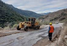 La ABC intensifica trabajos de conservación en la carretera Tarija–Entre Ríos